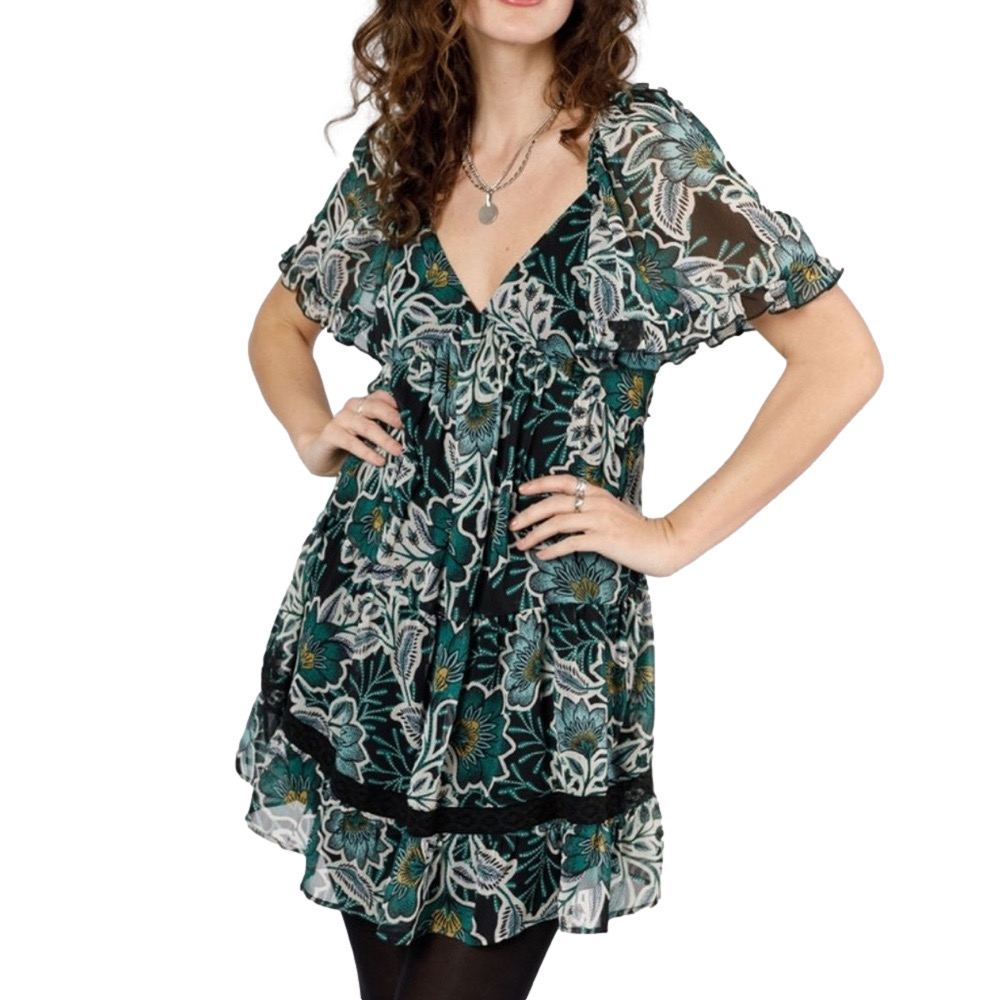 BAND OF THE FREE Women’s floral Mini dress size small NWT